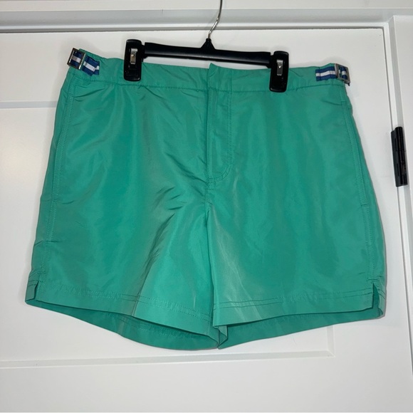 Vineyard Vines Teal Men 5in Swim Trunks - Picture 1 of 5